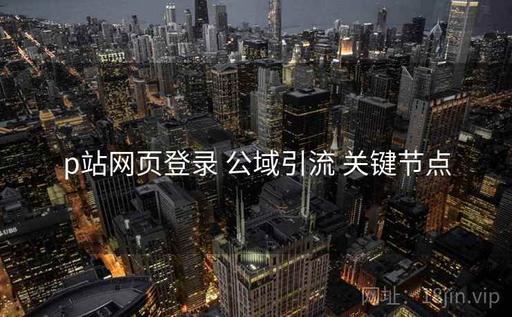 p站网页登录 公域引流 关键节点  第1张