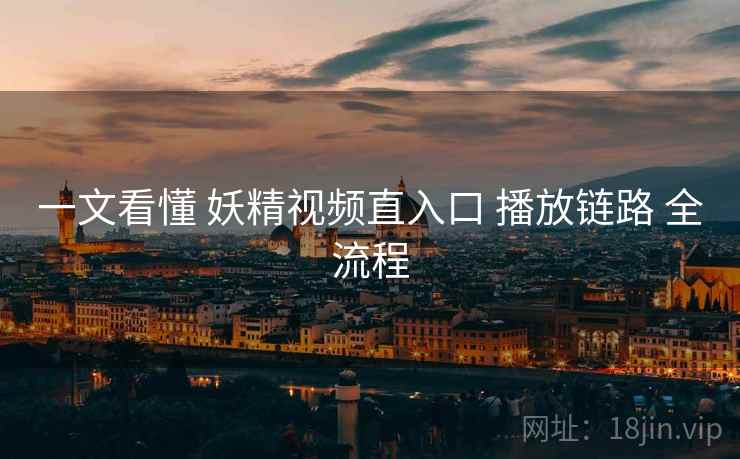 一文看懂 妖精视频直入口 播放链路 全流程  第2张