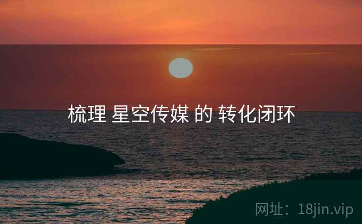 梳理 星空传媒 的 转化闭环  第1张