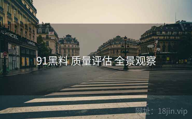 91黑料 质量评估 全景观察  第1张