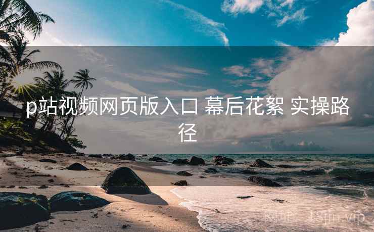p站视频网页版入口 幕后花絮 实操路径  第1张